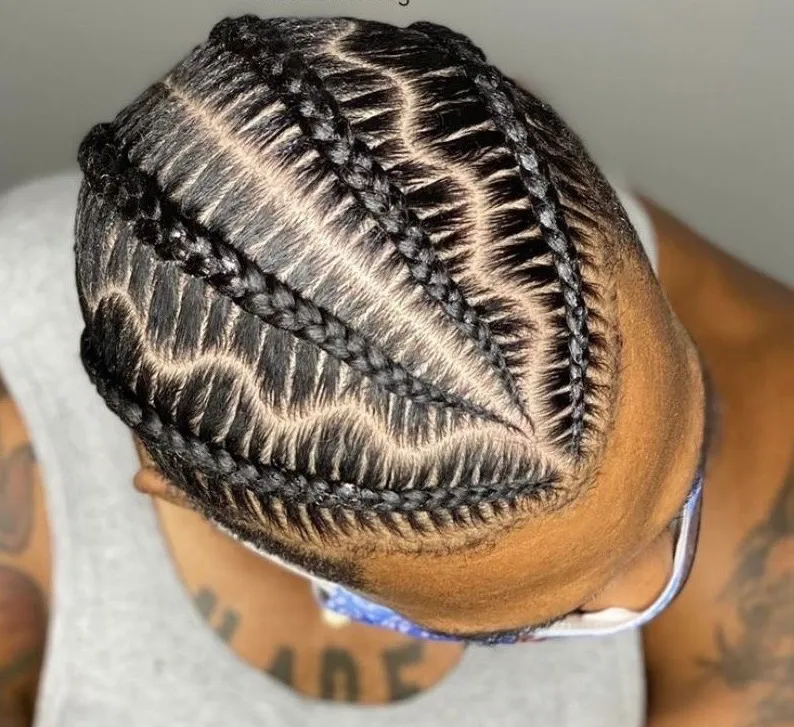 trenzas pegadas